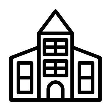 Kişisel ve ticari kullanım için vektör kalınlığı simgesi oluşturuluyor