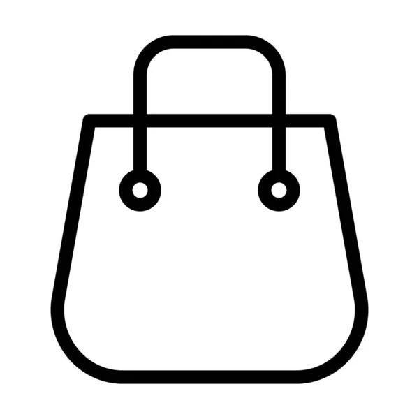 Τσάντα Διάνυσμα Παχιά Γραμμή Εικονίδιο Για Προσωπική Και Εμπορική Χρήση — Διανυσματικό Αρχείο