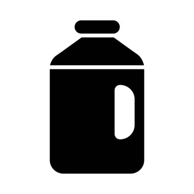 Kişisel ve ticari kullanım için Süt Şişe Vektörü Kabartma Simgesi