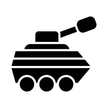 Kişisel ve Ticari Kullanım İçin Piyade Van Vector Glyph Simgesi