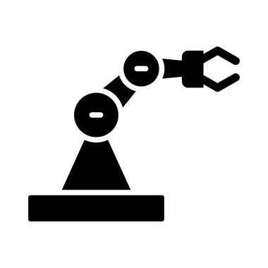 Kişisel ve Ticari Kullanım İçin Robotik Vektör Kabartma Simgesi