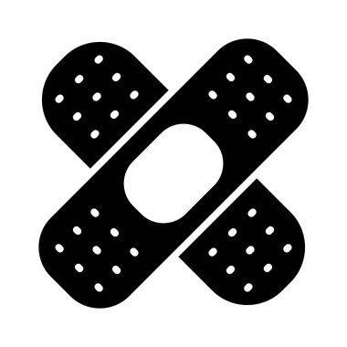 Kişisel ve Ticari Kullanım İçin Bandajlar Vektör Kabartma Simgesi