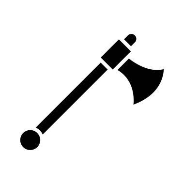 Kişisel ve ticari kullanım için Axe Vektör Glyph Simgesi