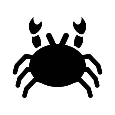 Kişisel ve ticari kullanım için Yengeç Vektörü Kabartma Simgesi