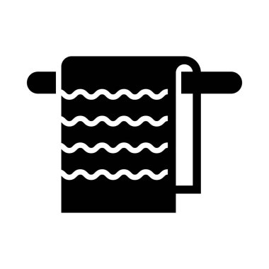 Kişisel ve ticari kullanım için Havlu Vektörü Kabartma Simgesi