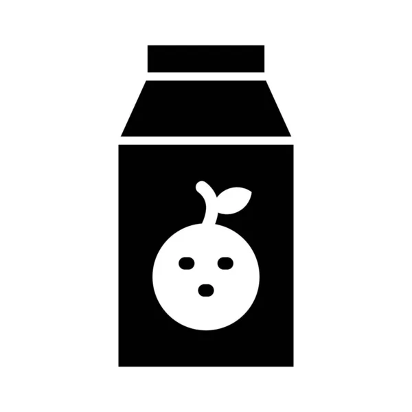 Juice Vector Glyph Icon Für Den Persönlichen Und Kommerziellen Gebrauch — Stockvektor