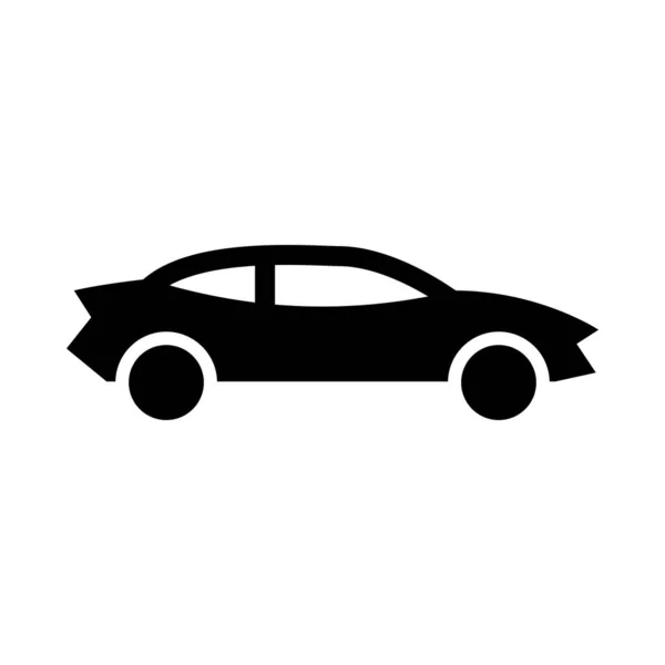 Ícone Glyph Vetor Carro Dos Esportes Para Uso Pessoal Comercial — Vetor de Stock