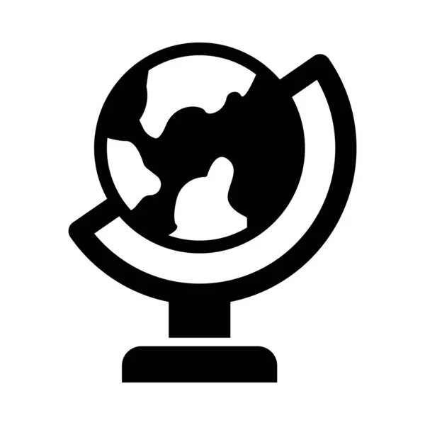 Geografie Vector Glyph Icon Pentru Personal Comercial — Vector de stoc