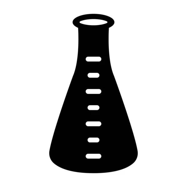 Flask Векторна Ікона Гліф Особистого Комерційного Використання — стоковий вектор
