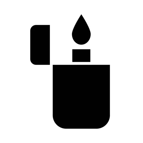 Leichteres Vector Glyph Icon Für Den Persönlichen Und Kommerziellen Gebrauch — Stockvektor