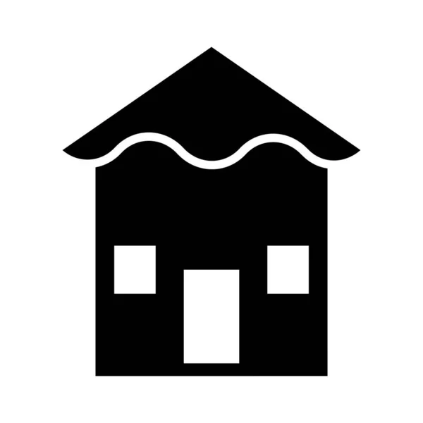 Hut Vector Glyph Icon Für Den Persönlichen Und Kommerziellen Gebrauch — Stockvektor