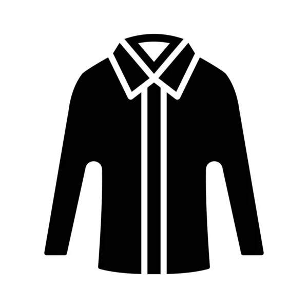 Camisa Vector Glyph Ícone Para Uso Pessoal Comercial —  Vetores de Stock