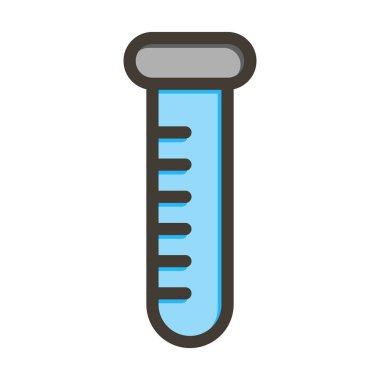 Test tüpü kalınlığı Kişisel ve ticari kullanım için renklerle dolu