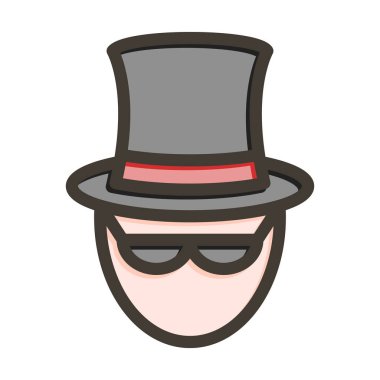 Sahtekarlık Kalın Çizgisi Kişisel ve Ticari Kullanım İçin Renkler Dolduruldu