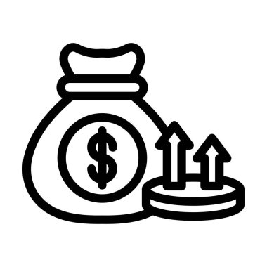 Kişisel ve ticari kullanım için Kar Vektörü Kalın Çizgi Simgesi