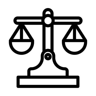 Kişisel ve ticari kullanım için Vektör Kalın Çizgi Simgesini Ölçeklendirir