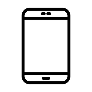 Kişisel ve ticari kullanım için Akıllı Telefon Vektör Kalın Çizgi Simgesi