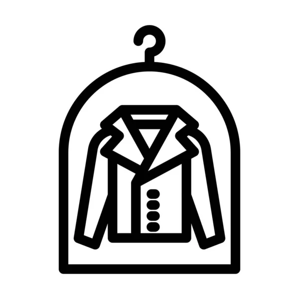 Dry Cleaning Vector Thick Line Icon Personal Commercial Use — Stock Vector