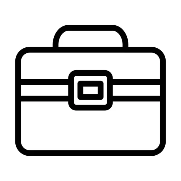 Case Vector Thick Line Icon Für Den Persönlichen Und Kommerziellen — Stockvektor