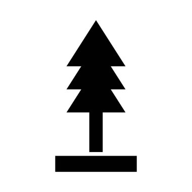 Kişisel ve ticari kullanım için Ağaç Vektörü Kabartma Simgesi