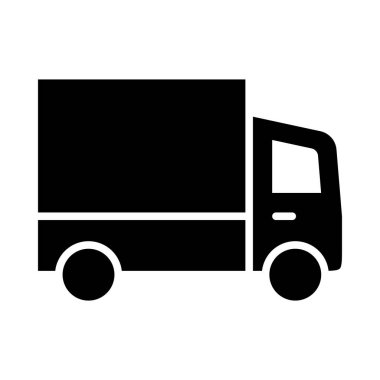 Hırsız Van Vector Glyph Simgesi Kişisel ve Ticari Kullanım