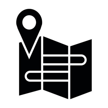 Kişisel ve ticari kullanım için Harita Vektörü Kabartma Simgesi