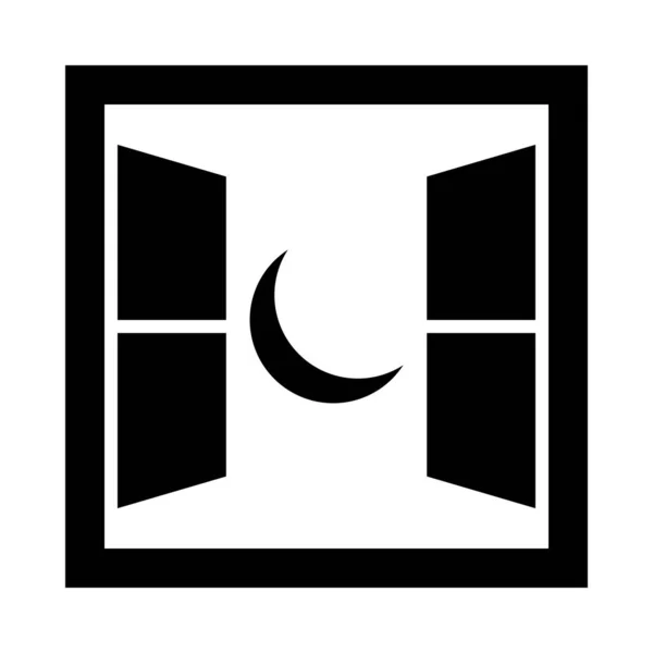 Fenster Vector Glyph Icon Für Den Persönlichen Und Kommerziellen Gebrauch — Stockvektor