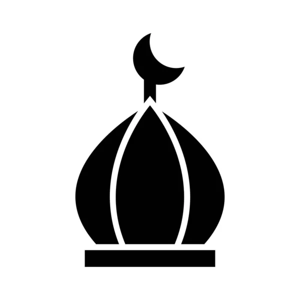 Dome Vector Glyph Icon Für Den Persönlichen Und Kommerziellen Gebrauch — Stockvektor