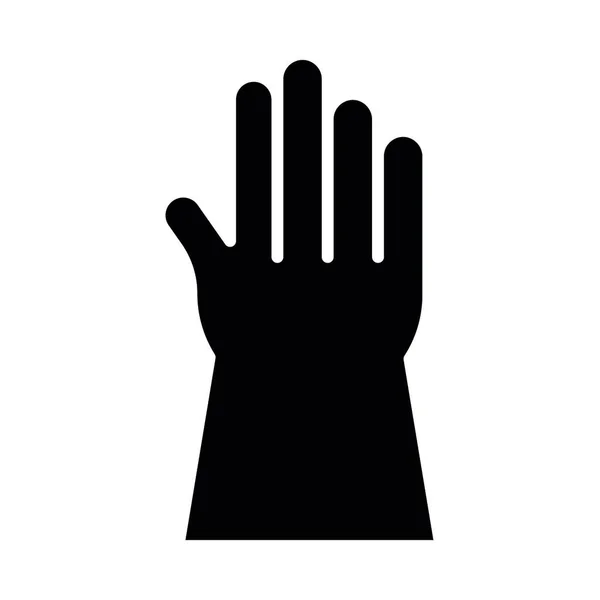 Gloves Vector Glyph Icon Personal Commercial Use — 스톡 벡터