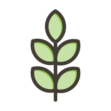 Buğday Kalın Çizgisi Kişisel ve Ticari Kullanım İçin Renkleri Doldurdu