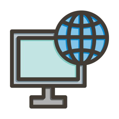 Dijital Pazarlama Kalın Çizgisi Kişisel ve Ticari Kullanım İçin Renkler