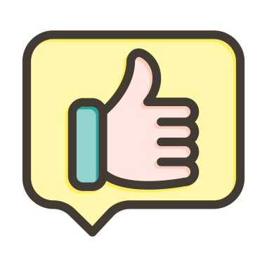 Kişisel ve Ticari Kullanım İçin İyi Geri bildirim Kalın Çizgisi Renkleri Dolduruldu