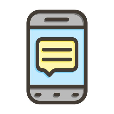 Sms Kalın Çizgisi Kişisel ve Ticari Kullanım İçin Renklerle Dolu