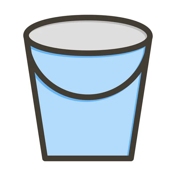 个人及商业用途的水桶厚水线填色 — 图库矢量图片
