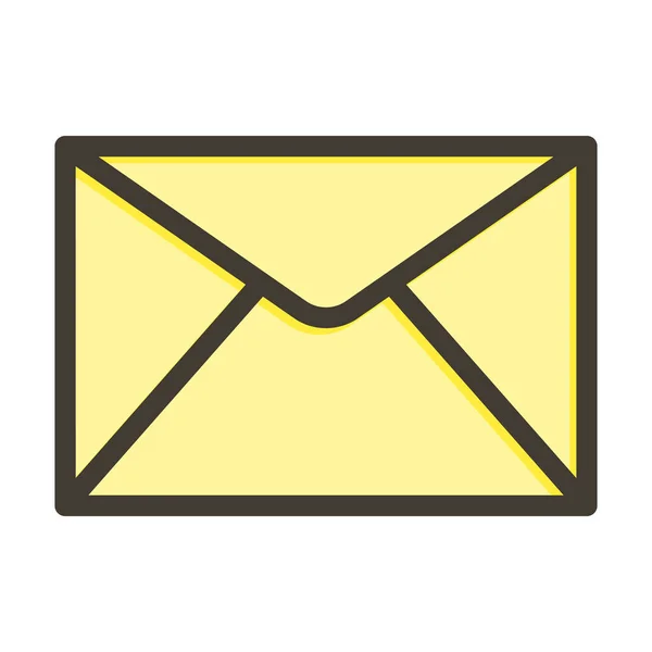 个人及商业用途邮件堆肥线颜色 — 图库矢量图片