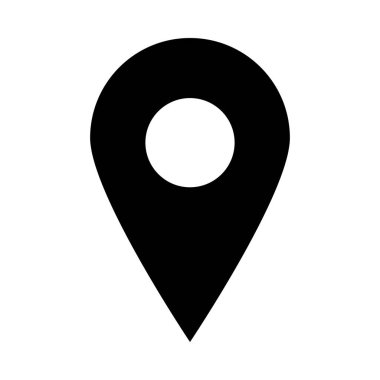 Kişisel ve ticari kullanım için konum vektörü kabartma simgesi