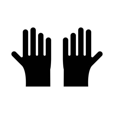 Kişisel ve Ticari Kullanım İçin Eldiven Temizleme Vektörü Sembolü