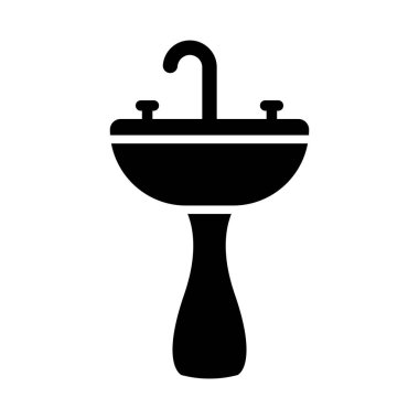 Kişisel ve ticari kullanım için Lavabo Vektörü Kabartma Simgesi