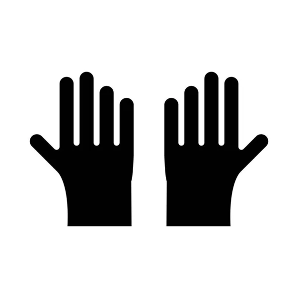 Καθάρισμα Gloves Vector Glyph Icon Για Προσωπική Και Εμπορική Χρήση — Διανυσματικό Αρχείο