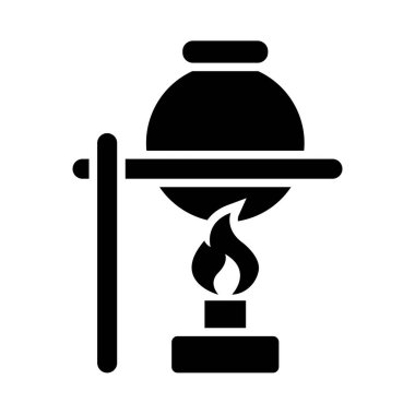 Kişisel ve Ticari Kullanım İçin Yanan Vektör Kabartma Simgesi