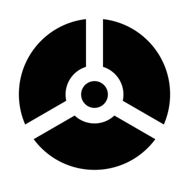 Kişisel ve ticari kullanım için Nükleer Vektör Kabartma Simgesi