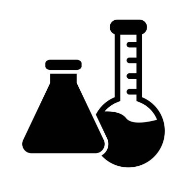 Kişisel ve Ticari Kullanım İçin Laboratuar Vektörü Glyph Simgesi