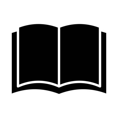 Kişisel ve Ticari Kullanım için Kitap Vektörü Kabartma Simgesi