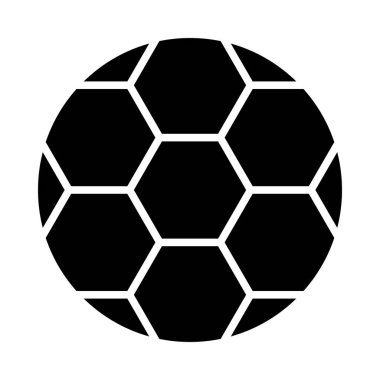 Kişisel ve ticari kullanım için Futbol Vektörü Glyph Simgesi