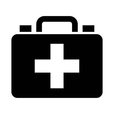 Kişisel ve ticari kullanım için Tıbbi Kit Vector Glyph Simgesi