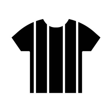 Kişisel ve ticari kullanım için Hakem Gömleği Vektörü Glyph Simgesi