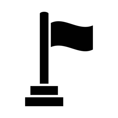 Kişisel ve Ticari Kullanım için Bayrak Vektörü Kabartma Simgesi