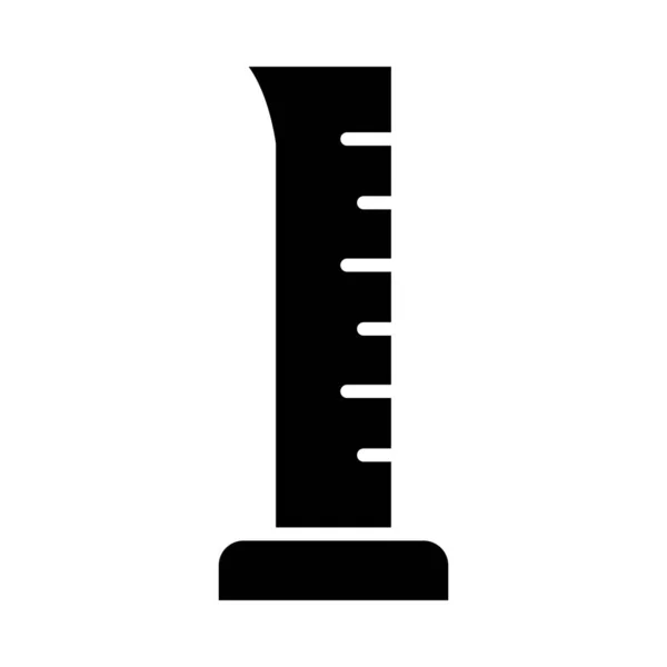 Graduiertes Zylinder Vector Glyph Symbol Für Den Persönlichen Und Kommerziellen — Stockvektor