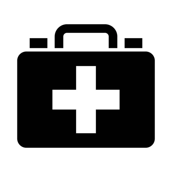 Kit Médico Vector Glyph Icon Para Uso Personal Comercial — Archivo Imágenes Vectoriales
