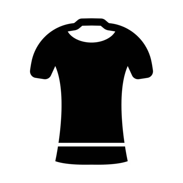 Jersey Fútbol Vector Glyph Icono Para Uso Personal Comercial — Vector de stock